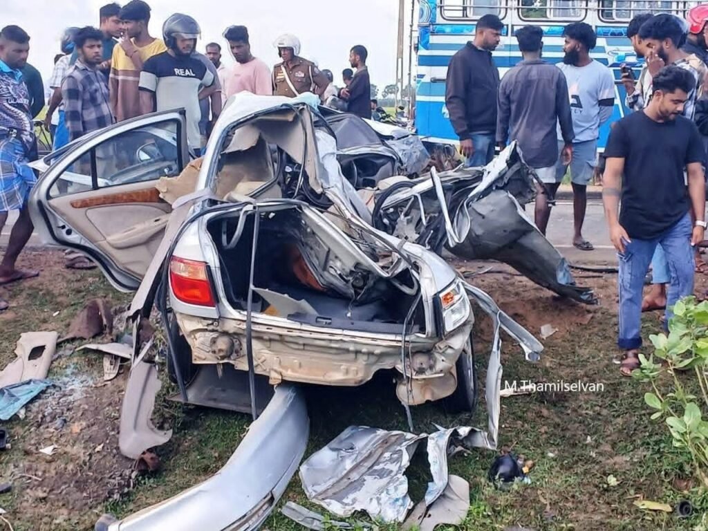 முரசுமோட்டையில் கோர விபத்து: நால்வர் பலி, ஒருவர் படுகாயம்!