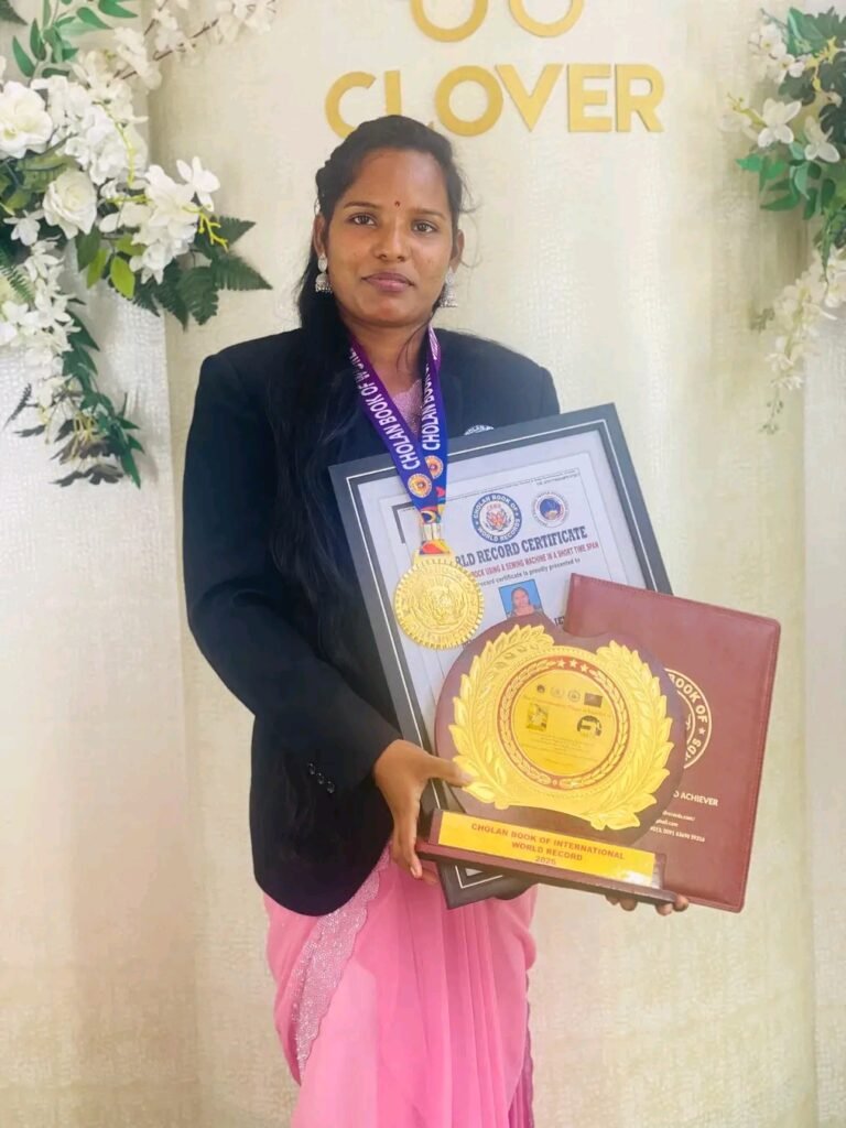 தையல்கலையில் உலக சாதனை படைத்த யாழ். வடமராட்சி இளம் பெண்