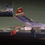 தீப்பற்றிய சுவிஸ் விமானம் – மூடப்பட்டது டெல்லி விமான நிலையம்!!