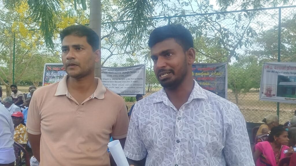 கண்ணீருடன் கேள்வி கேட்ட மயிலிட்டி இளைஞன்!!
