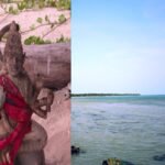 பலாலி கடற் கரையில் கரை ஒதுங்கிய அம்மன் சிலை!!