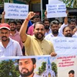 அனோஜனுக்கு மன்னிப்பு வழங்கக் கோரி செங்கலடியில் கவனயீர்ப்பு போராட்டம்!!